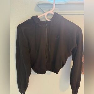 Gymshark Cropped Zip-Up Hoodie
